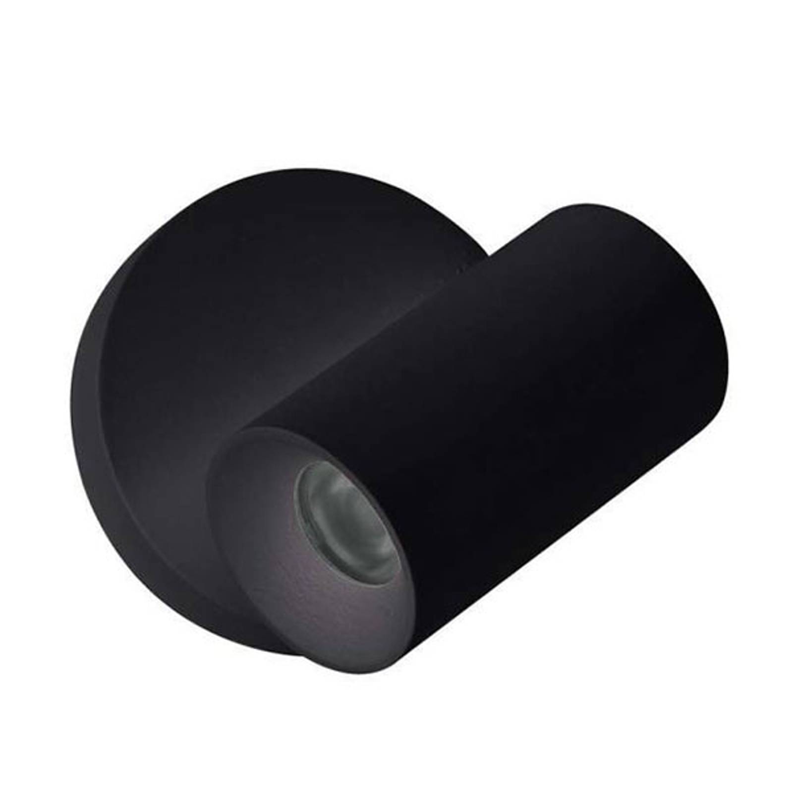 LED-väggspotlight Bart W, svart