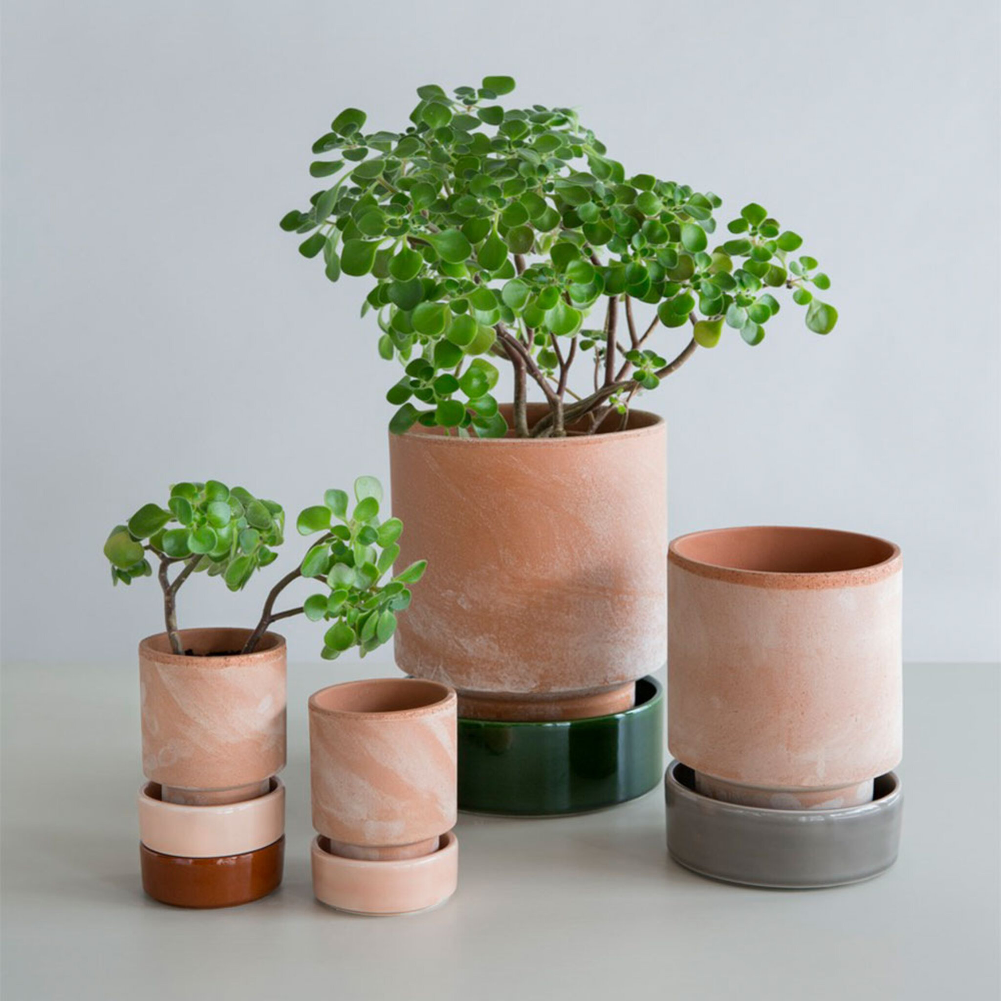 Krukfat - The Hoff Pot GLAZED Quartz Rosa, 14 cm, 14 CM