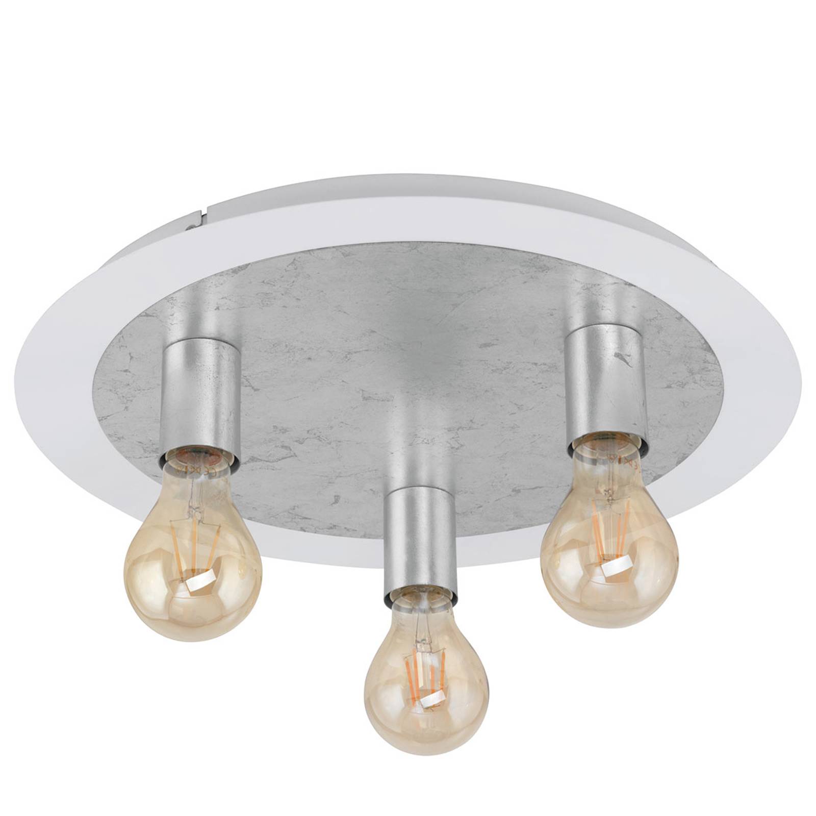 Taklampa Passano 3 lampor silver