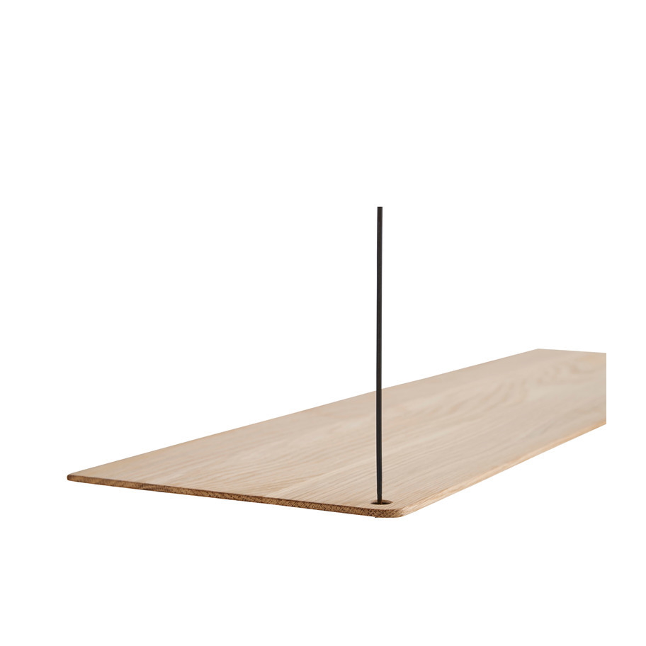 Woud Stedge ad-on hyllplan 80 cm vitpigmenterad ek