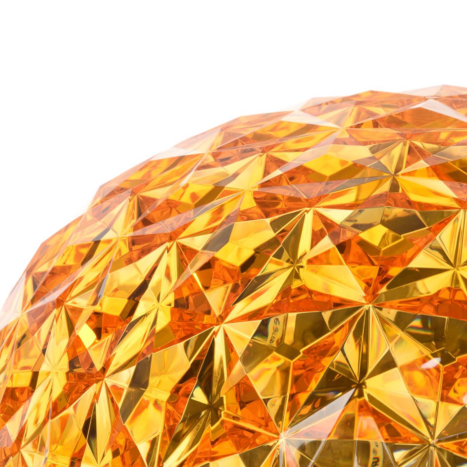 Kartell Planet LED-bordslampa med fot, gul
