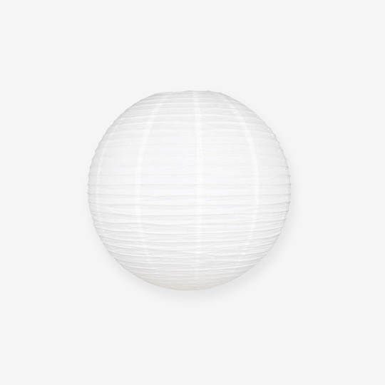 Lampskärm Rispapper 40cm Vit