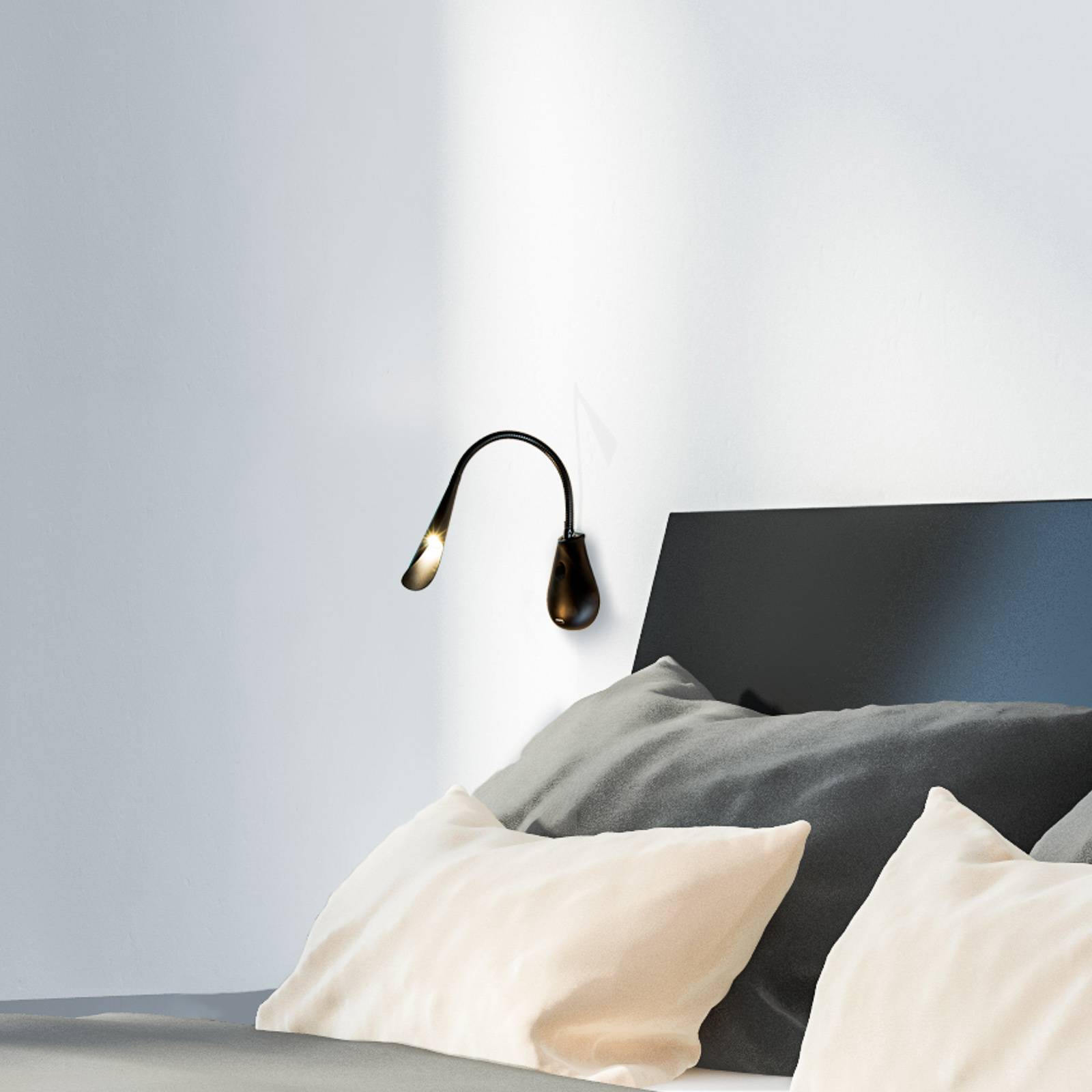 Innermost Cobra 45 Nude LED-vägglampa svart
