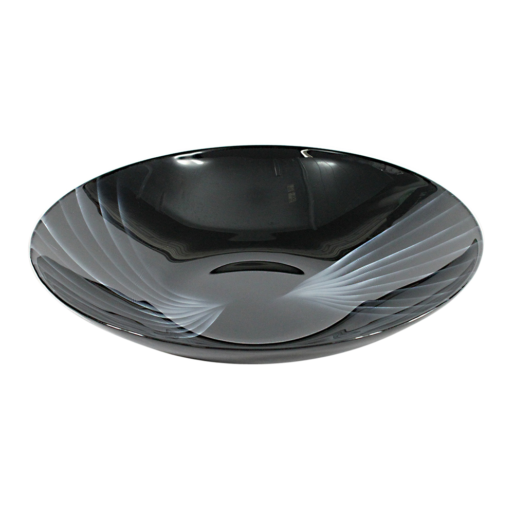 Nybro Crystal - Nybro Crystal Forza Fat 6,5x30 cm Svart