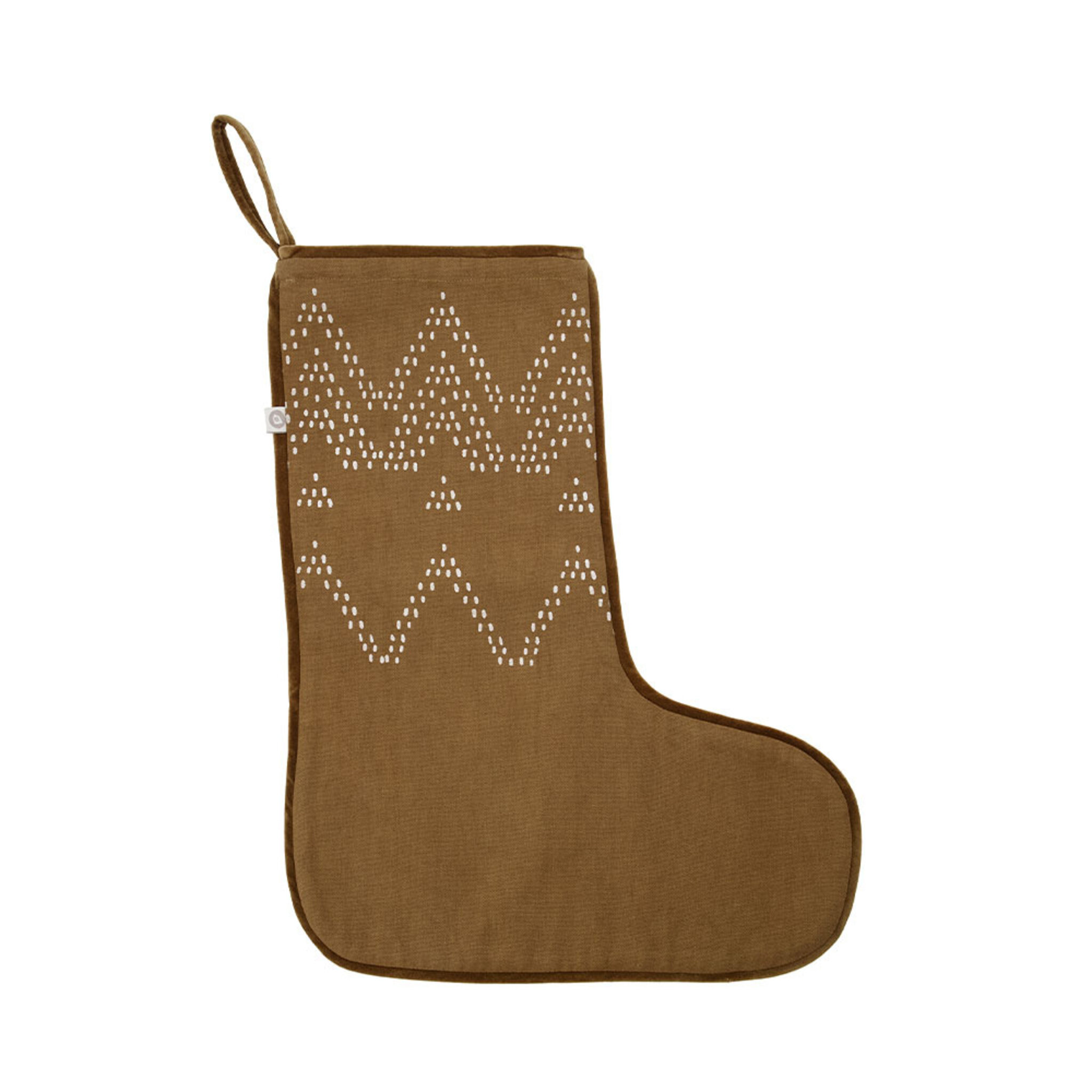 Julstrumpa, Noel, Brun, w:37cm, h:44cm