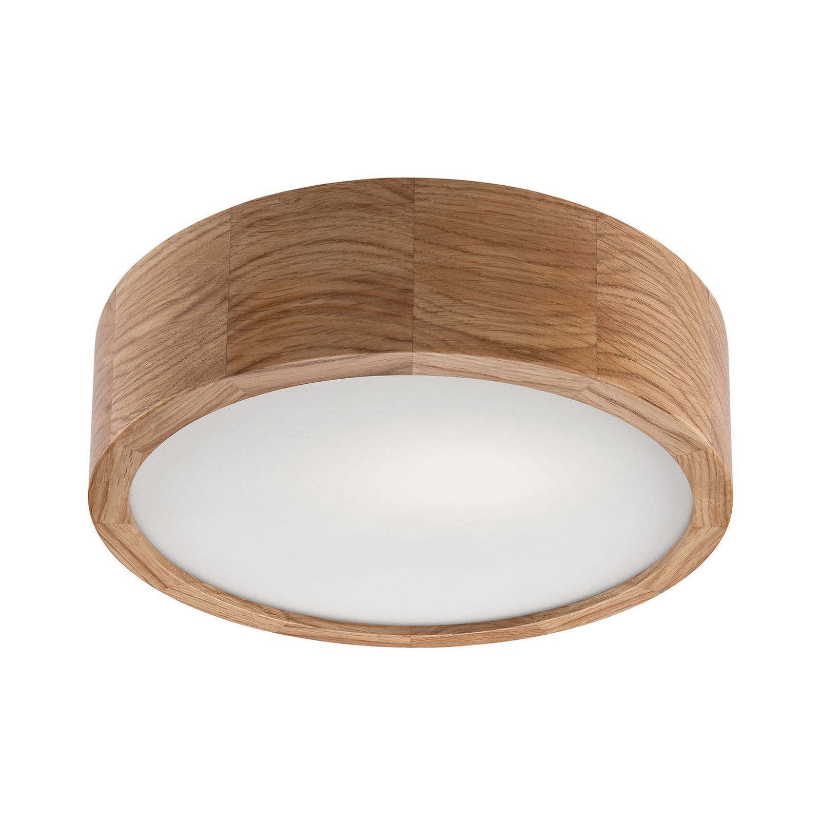 Taklampa Kerio, Ø 27 cm, ek mörk