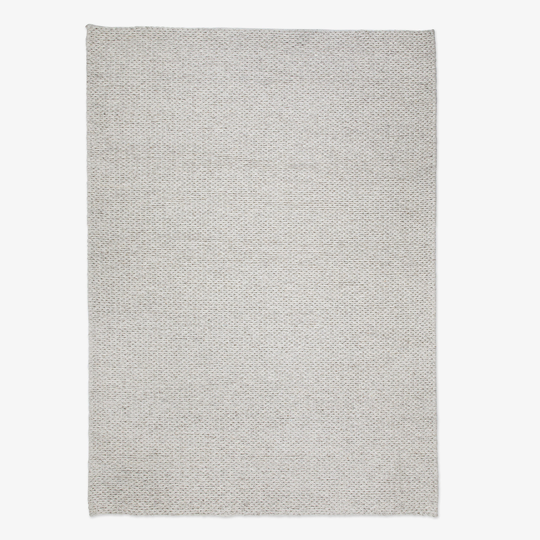 Matta Ofärgad Ull Braid 170x240cm
