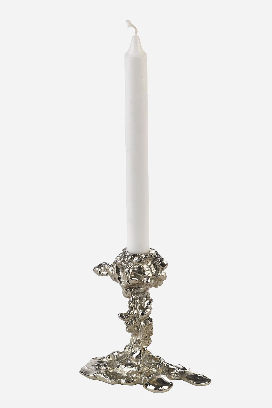 Ljusstake Drip liten silver