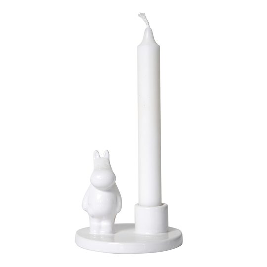 Pluto Design - Mumin Ljusstake 8,8,x10 cm Vit