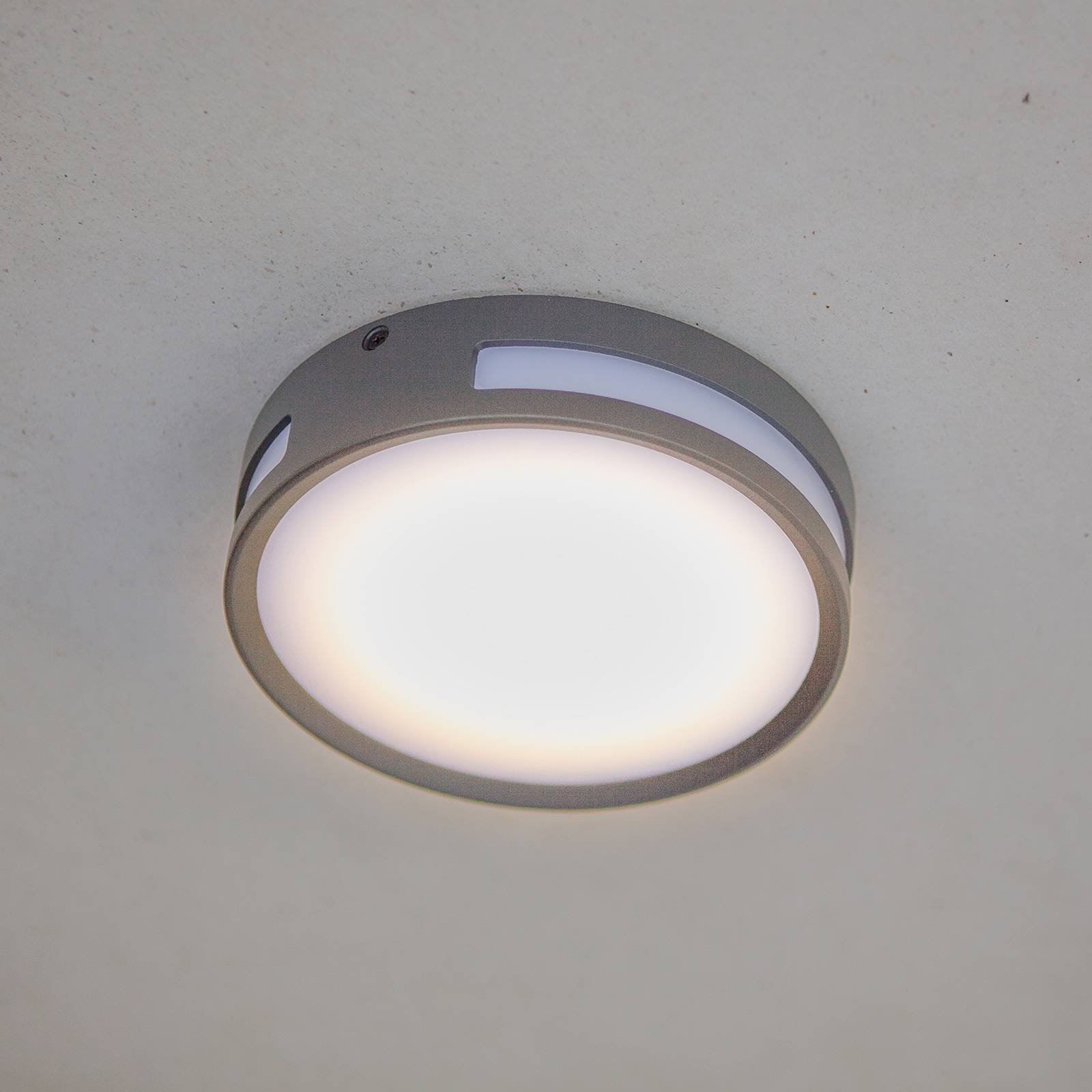 LED-taklampa Rola för utomhusbruk, rund