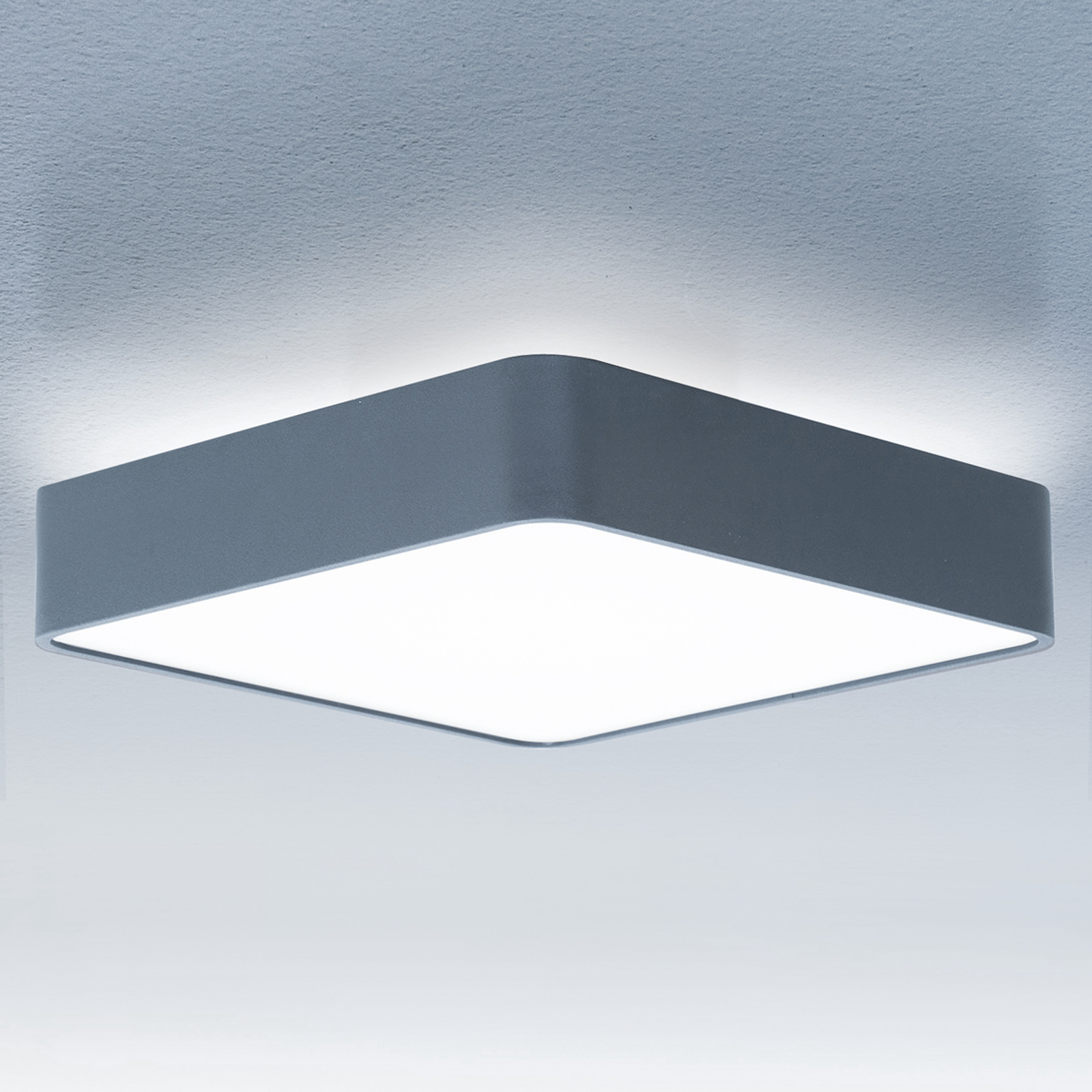 Kvadratisk LED-taklampa Caleo-X2 53 cm