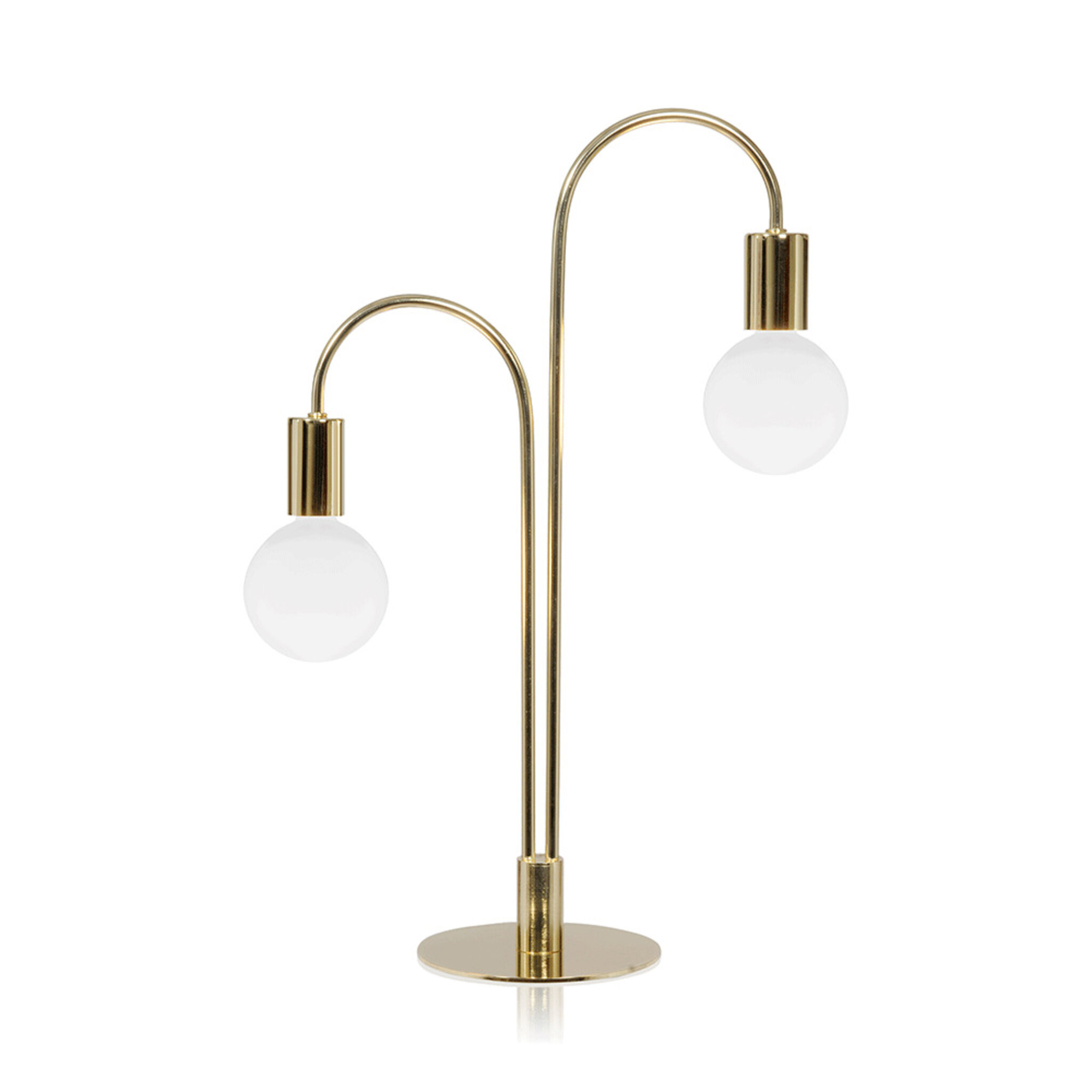 Bordslampa Grace, 56x35x18 cm, mässing