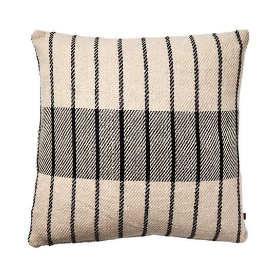 Kuddfodral Anna 50x50cm Vit/Svart