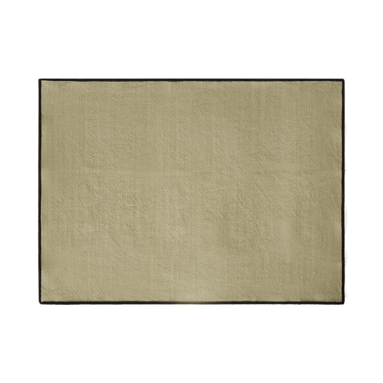 Tablett 35x48cm Grön Svart Kant