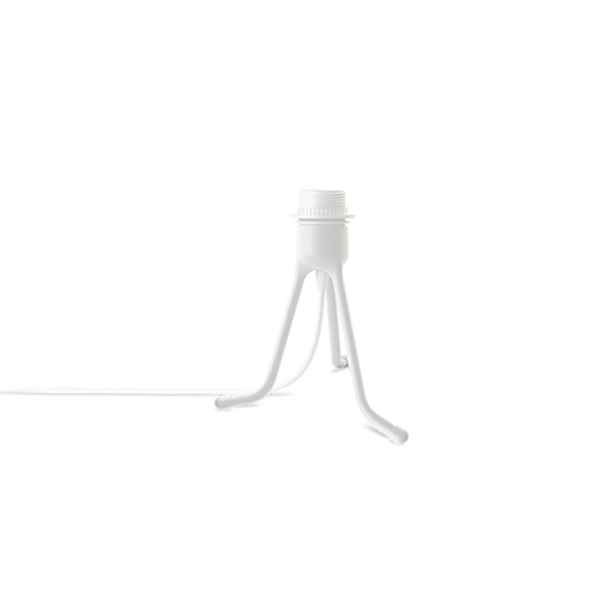 Tripod Base Matt White H 18,6 Cm