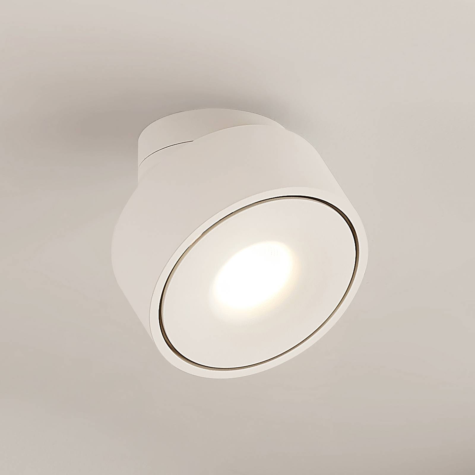Arcchio Ranka LED-taklampa, vit, svängbar