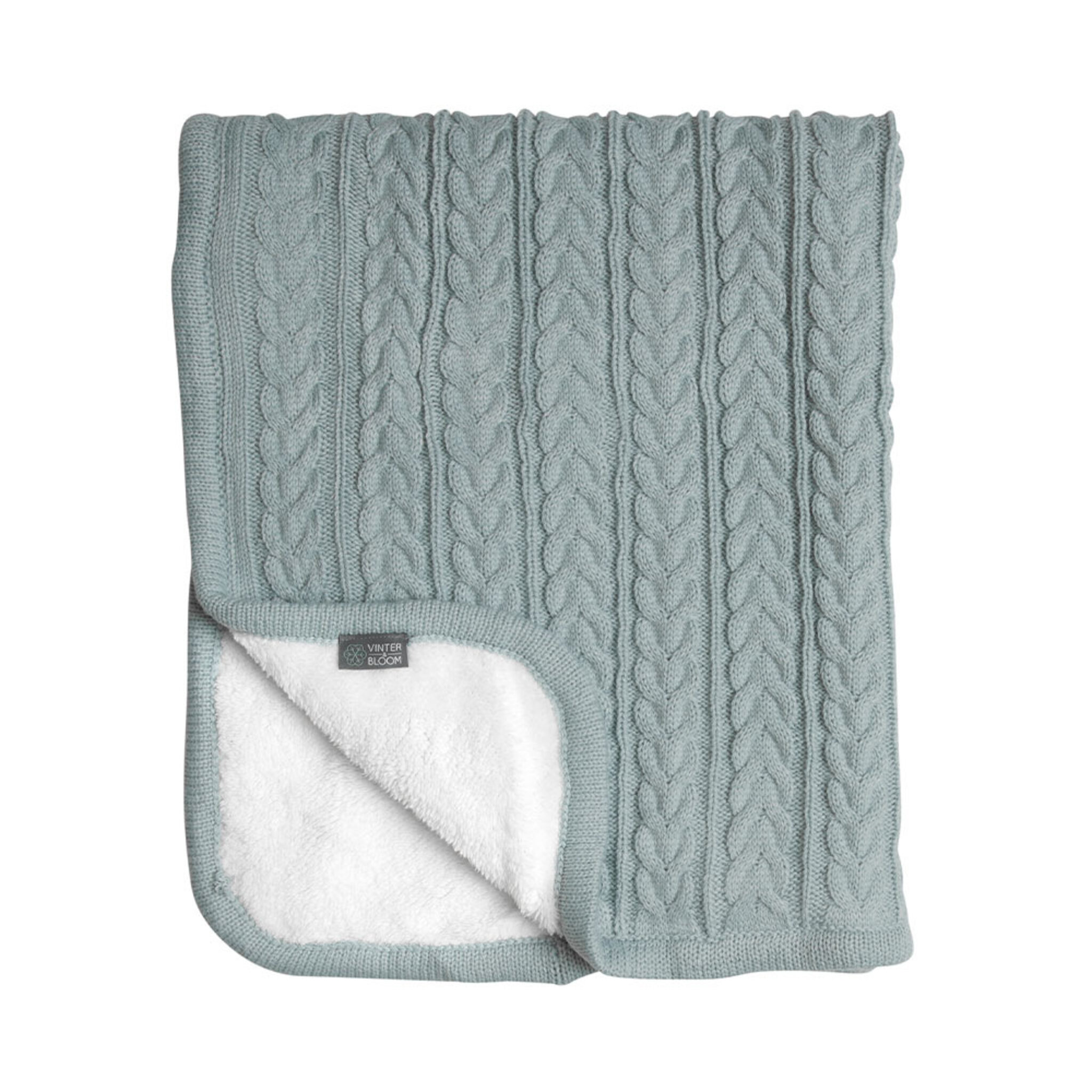 Filt Cuddly Bloom Sage Green