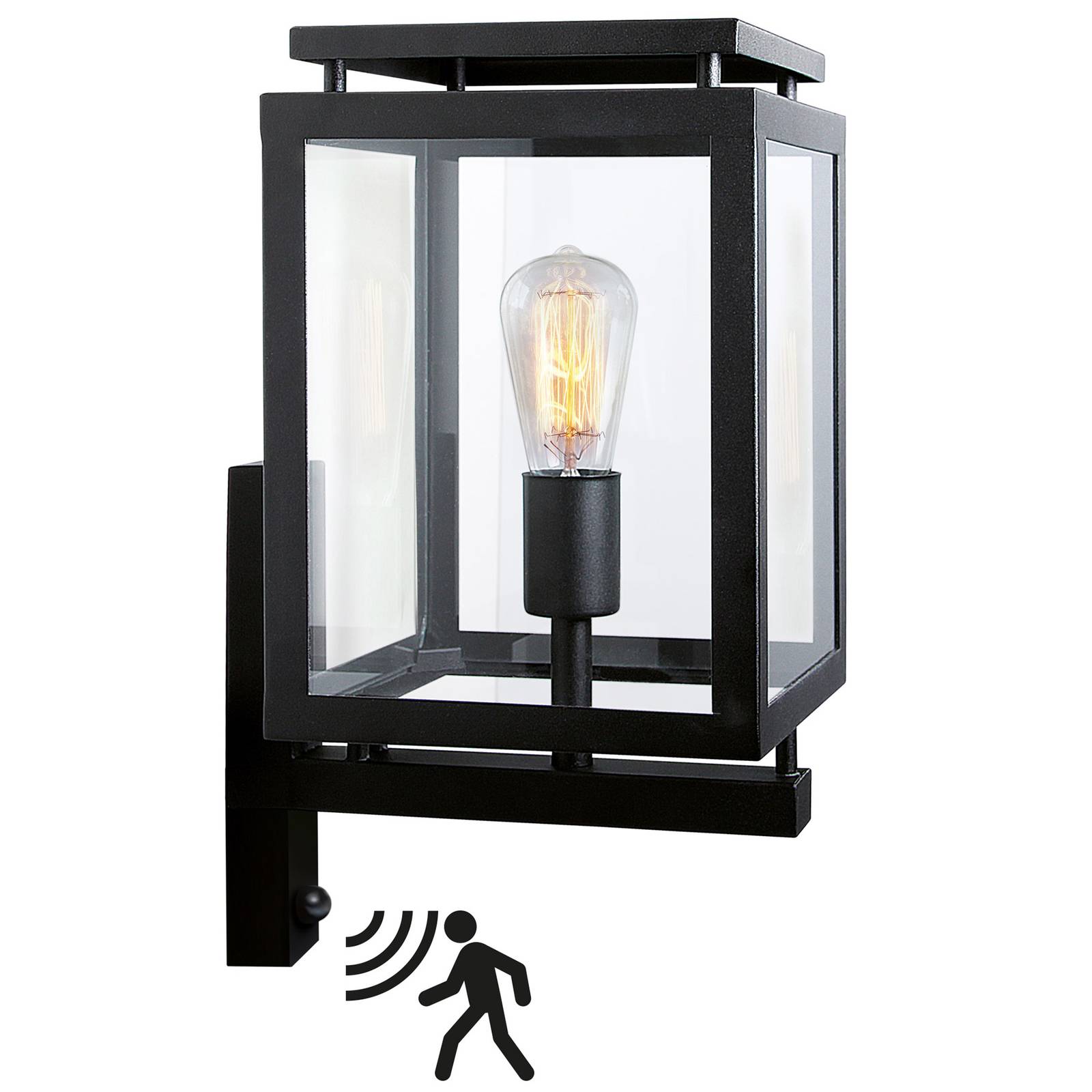 Utomhusvägglampa Vecht med rörelsesensor