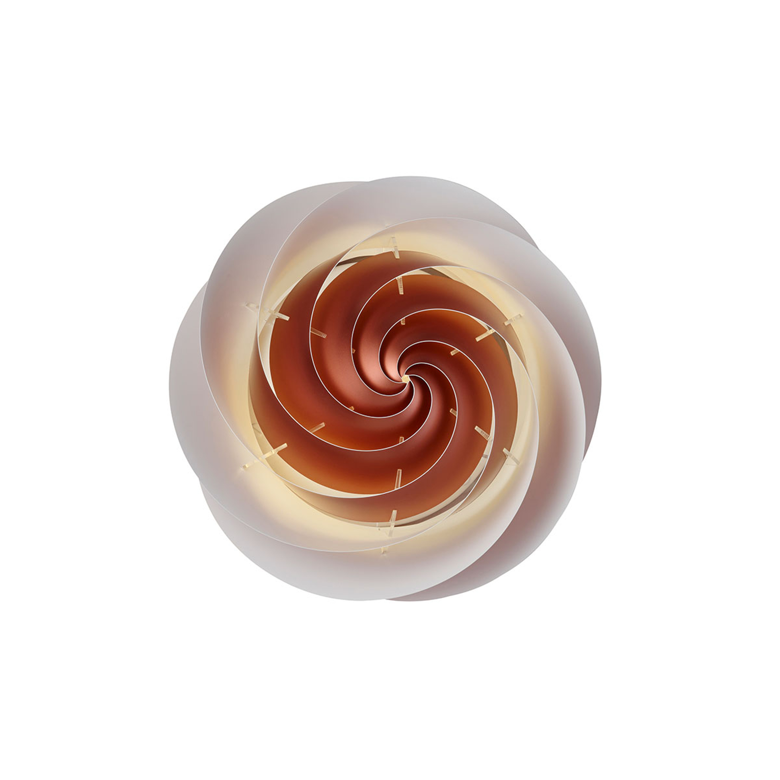 LE KLINT Swirl Small - kopparfärgad vägglampa