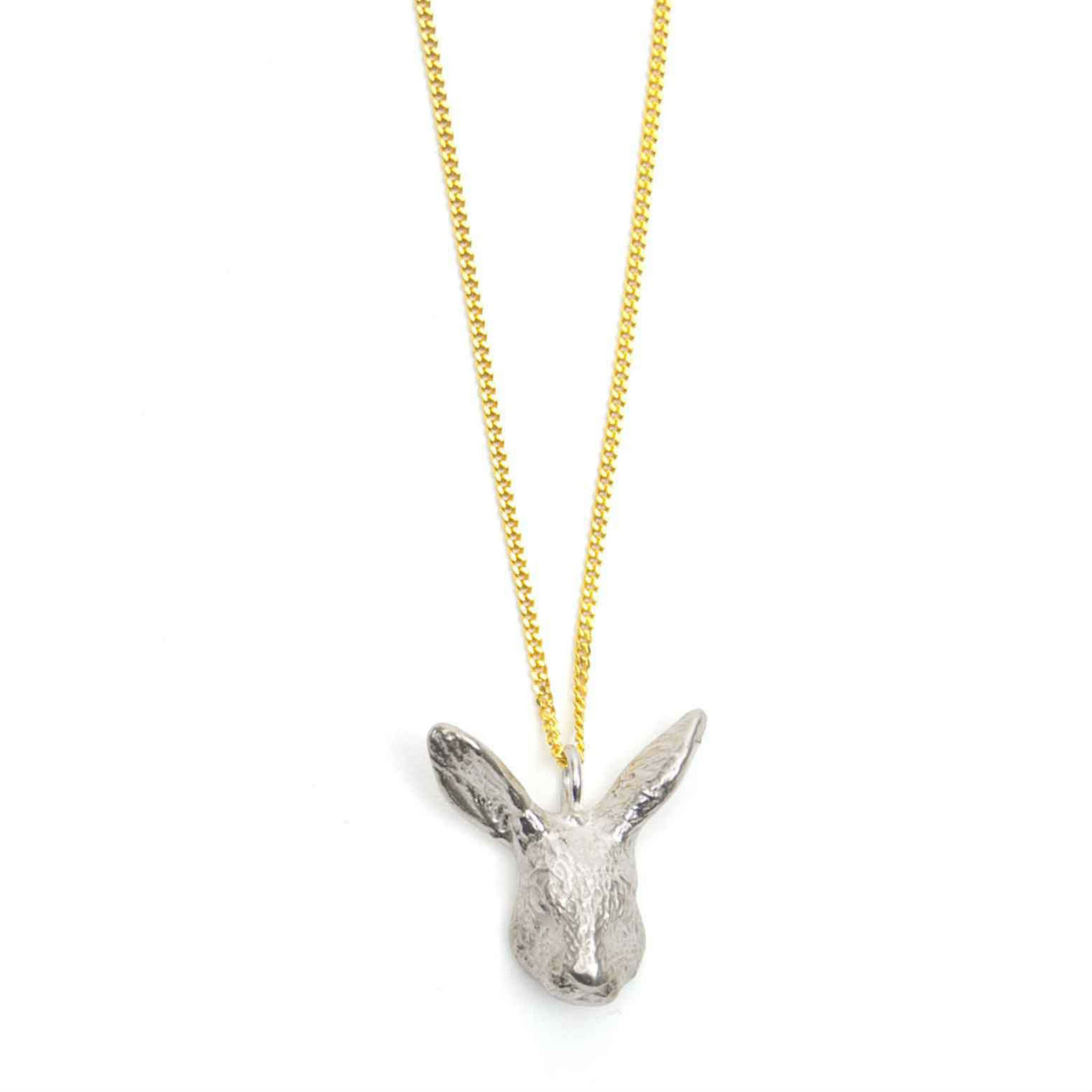 Halsband Kanin av Sofia Weman, silver