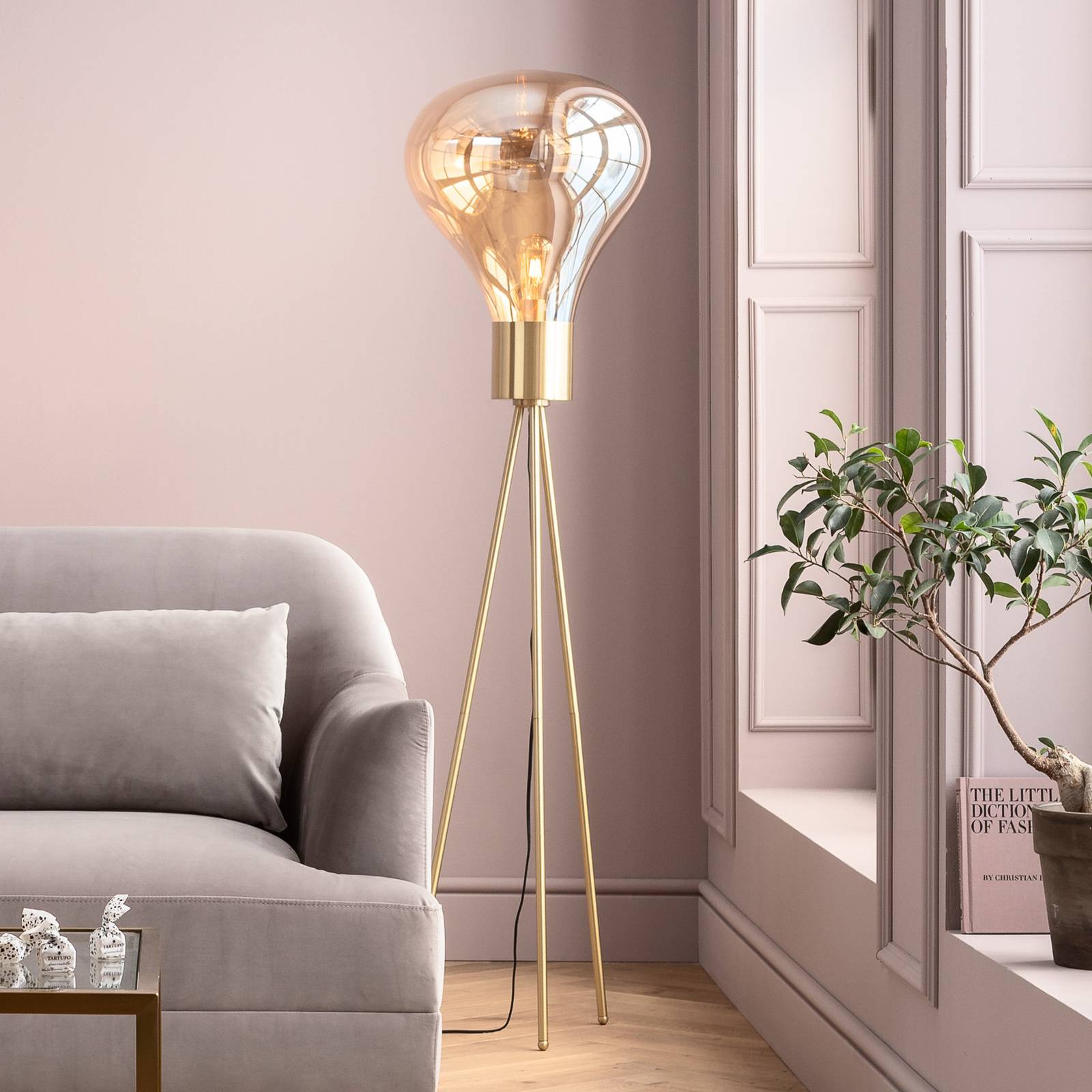 KARE Tripod Pear golvlampa