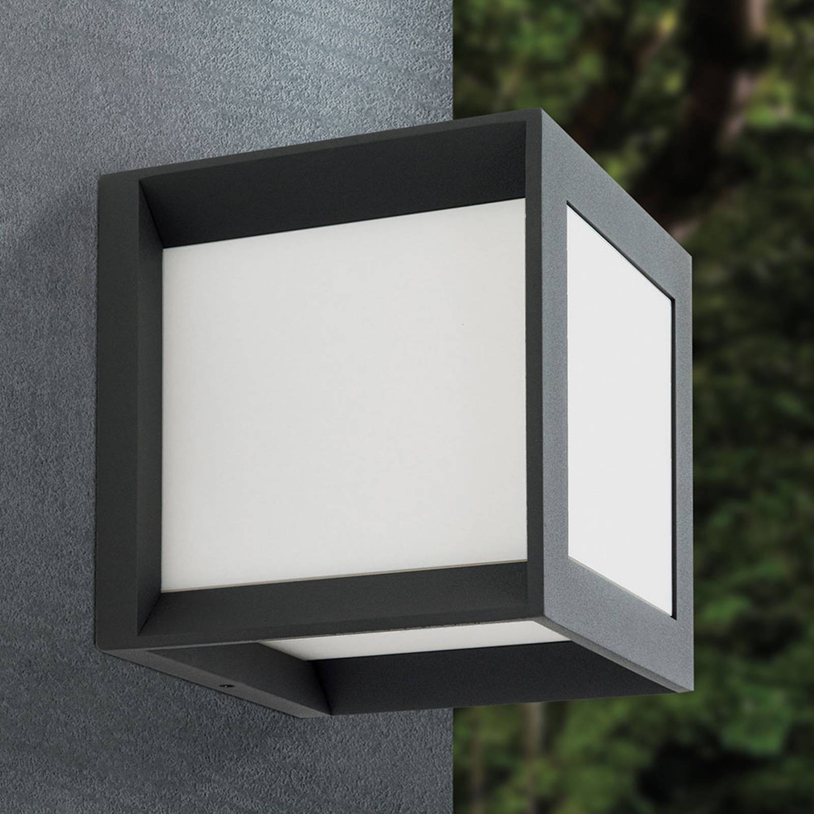 Utomhusvägglampa Henry 16 x 16 x 16 cm, antracit