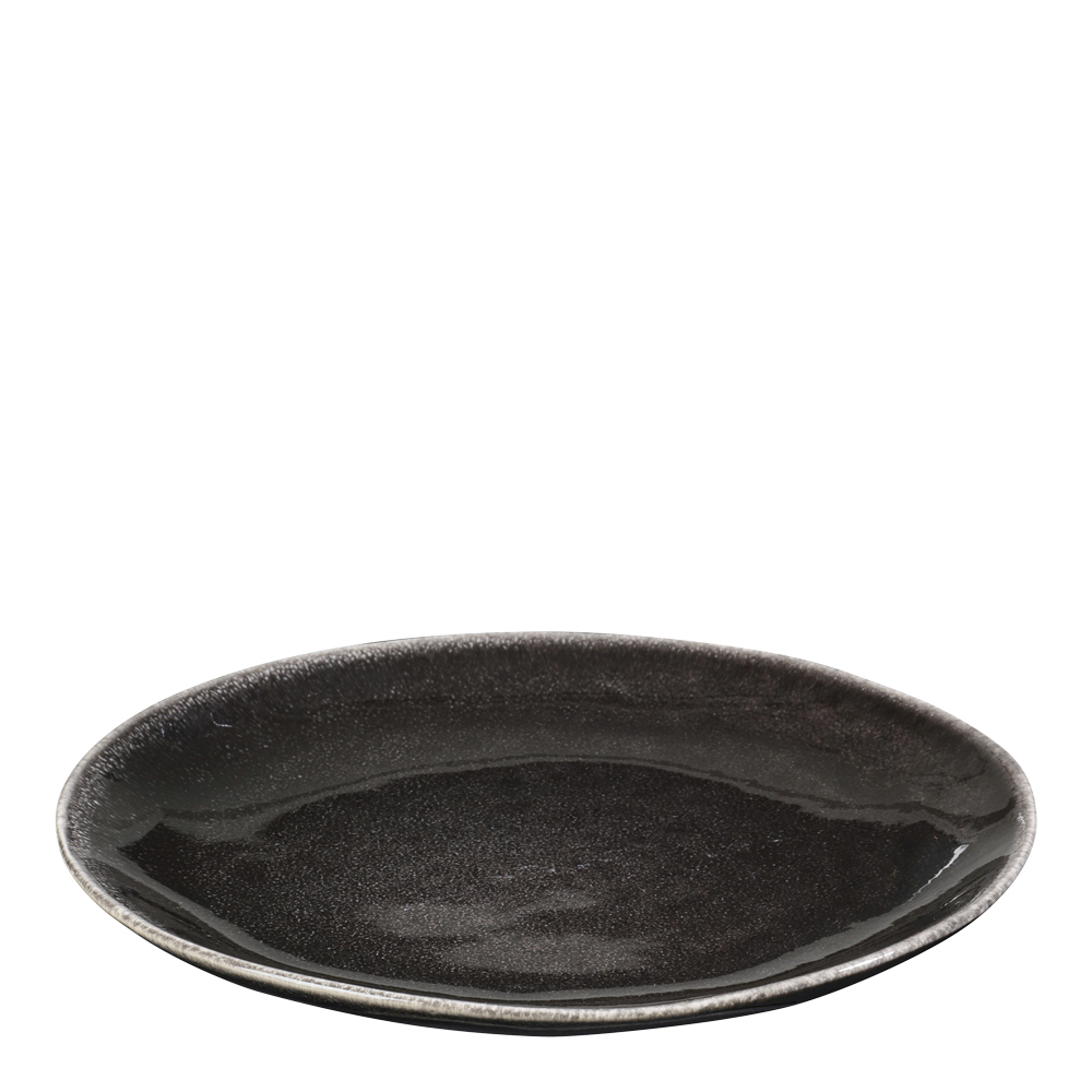 Broste Copenhagen - Nordic Coal Tallrik flat 20 cm Svart
