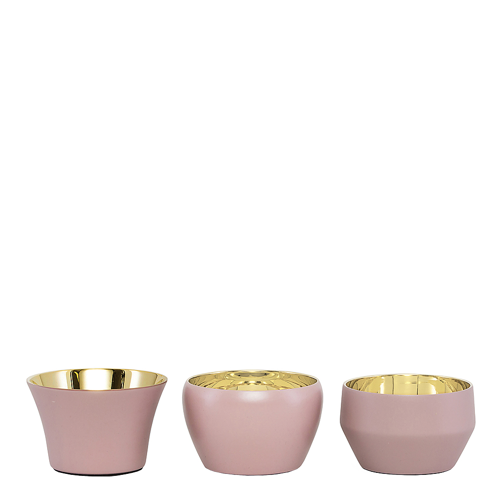 Skultuna - Kin Ljuslykta 3-pack Dusty pink