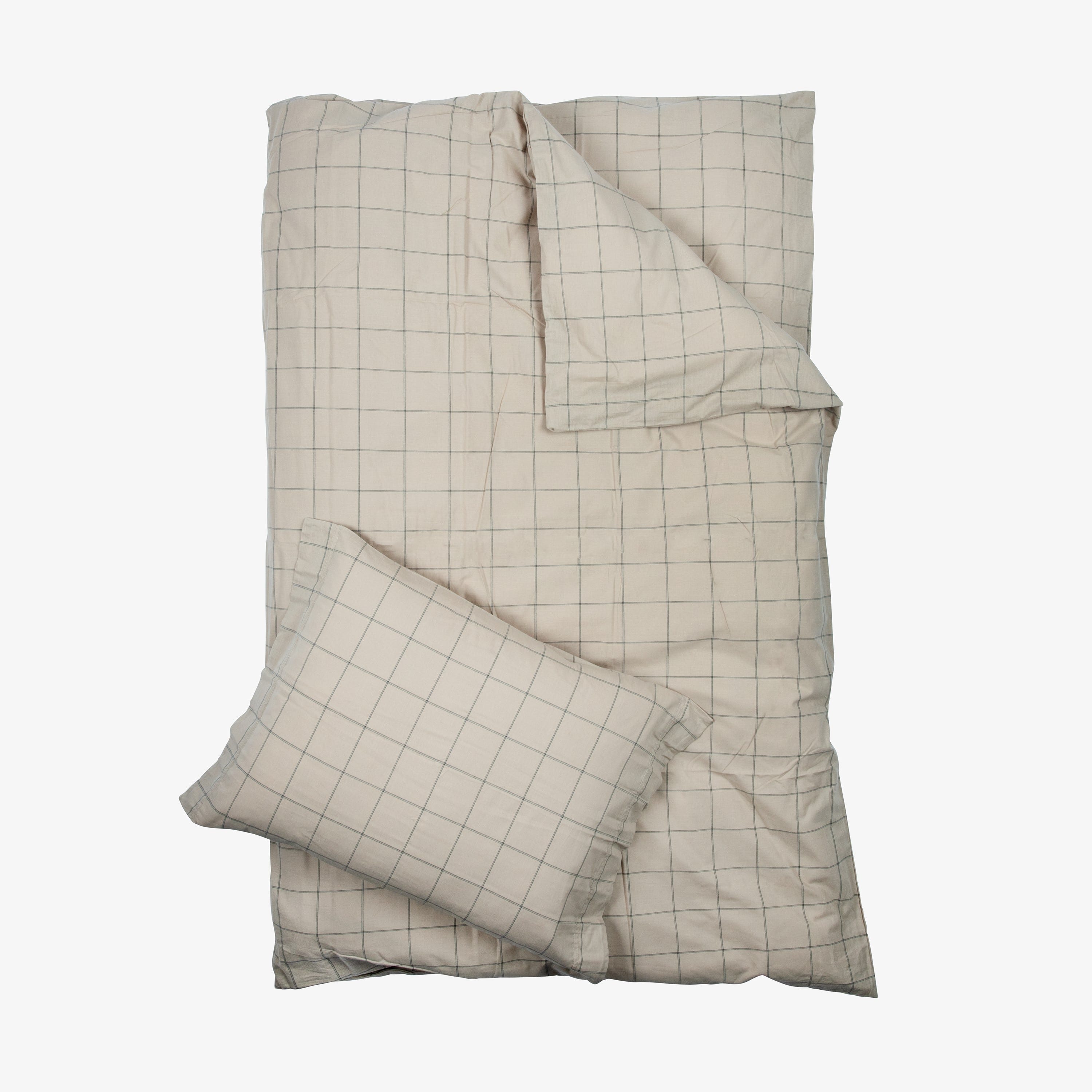 Bäddset Ruta 150x200 cm Sandbeige