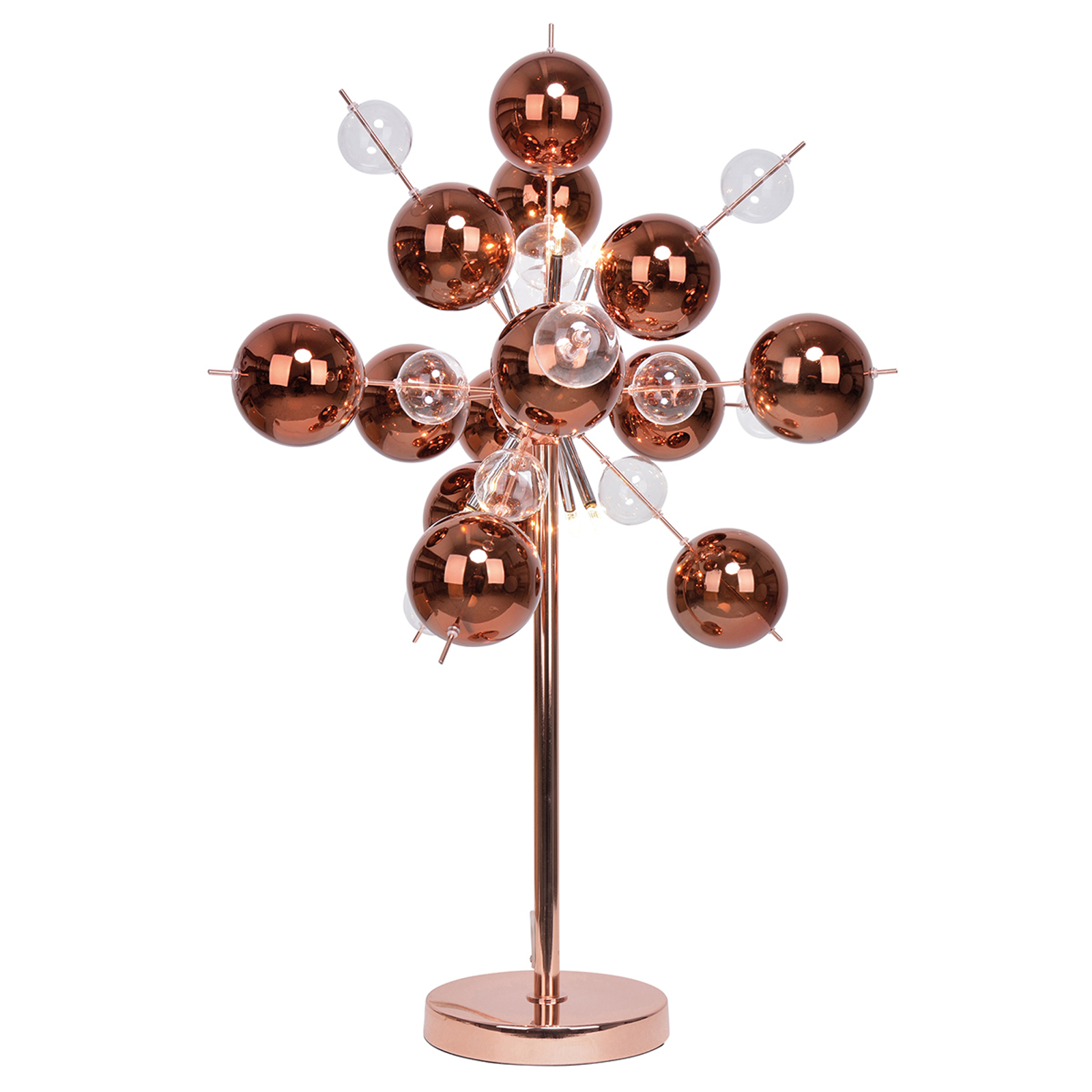 Explosion - intressant bordslampa i koppar