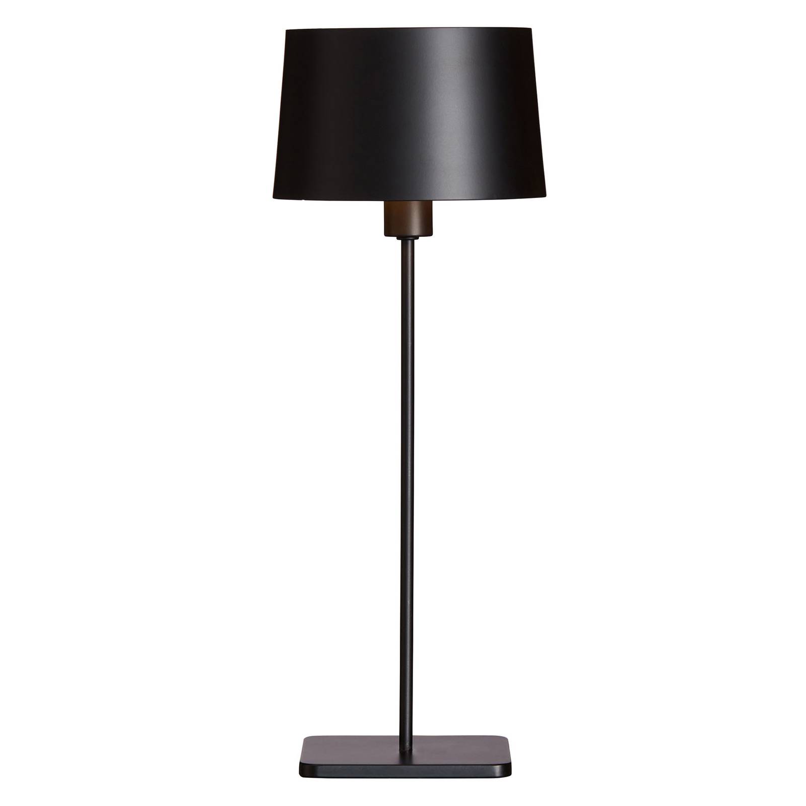 Bordslampa Cuub av metall, svart