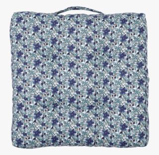 Palermo print sittkudde multi/turkos