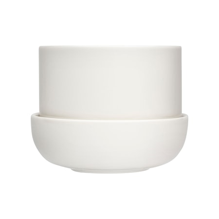 Nappula kruka med fat 170x130 mm vit