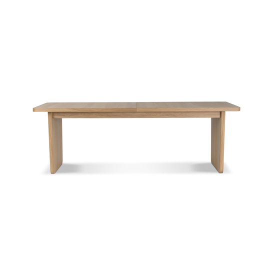 Matbord Vaud 200 - 230 x 90 cm vitpigmenterad ek Mavis