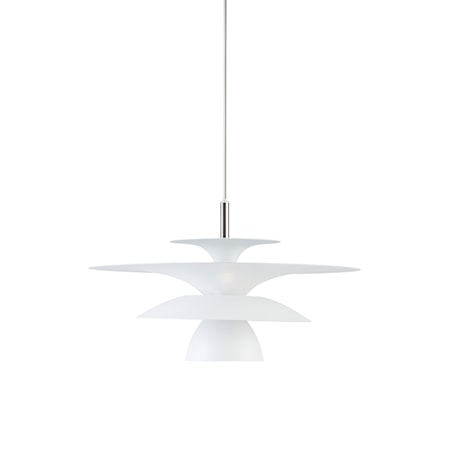Picasso Pendel Mattvit LED 38 cm