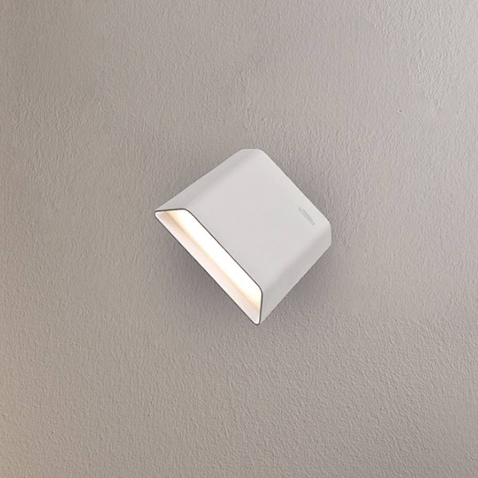 LED-vägglampa Biak, vrid- och lutbar, vit