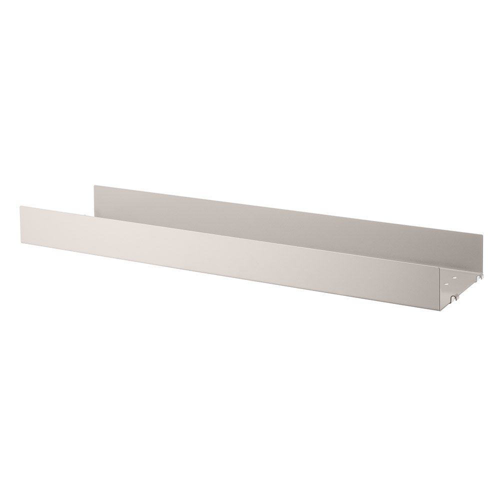 String Metallhyllplan Hög 78x20 beige