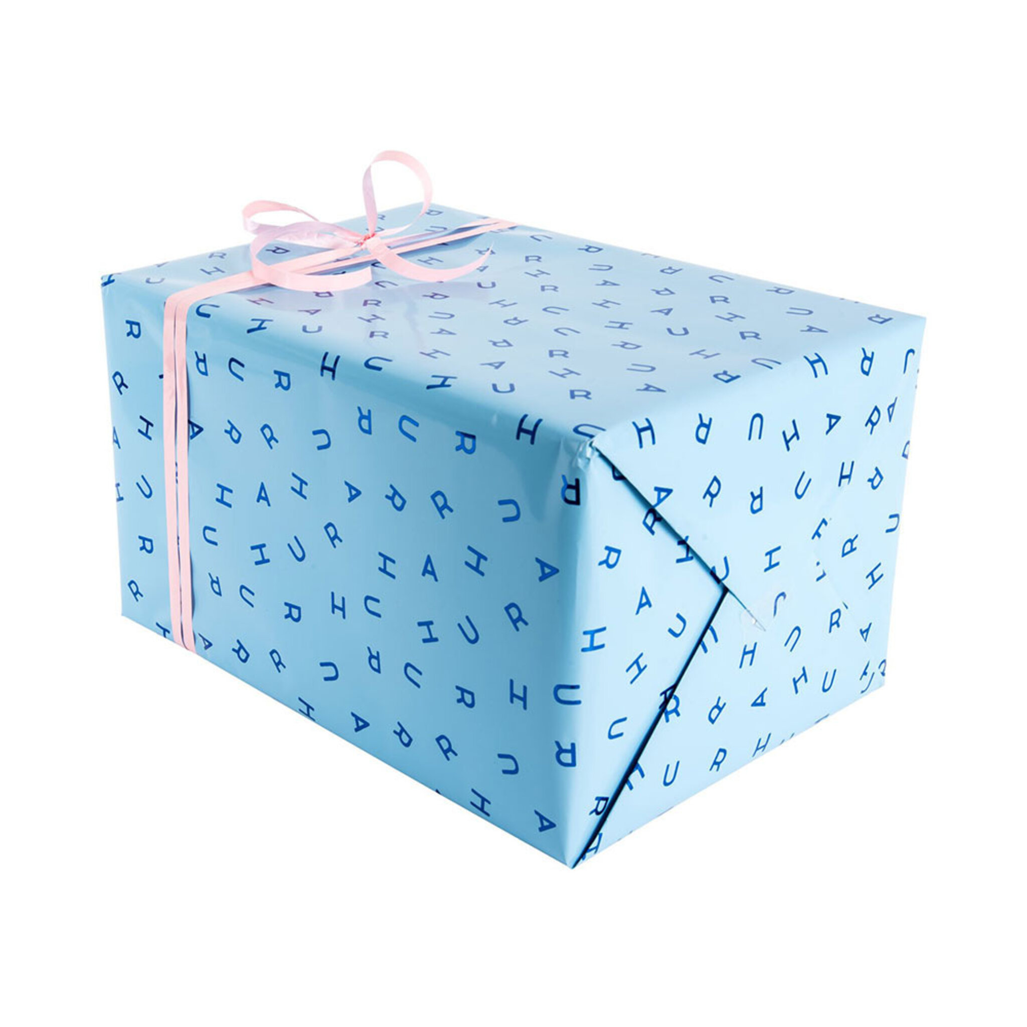 Presentpapper HURRA BLÅ