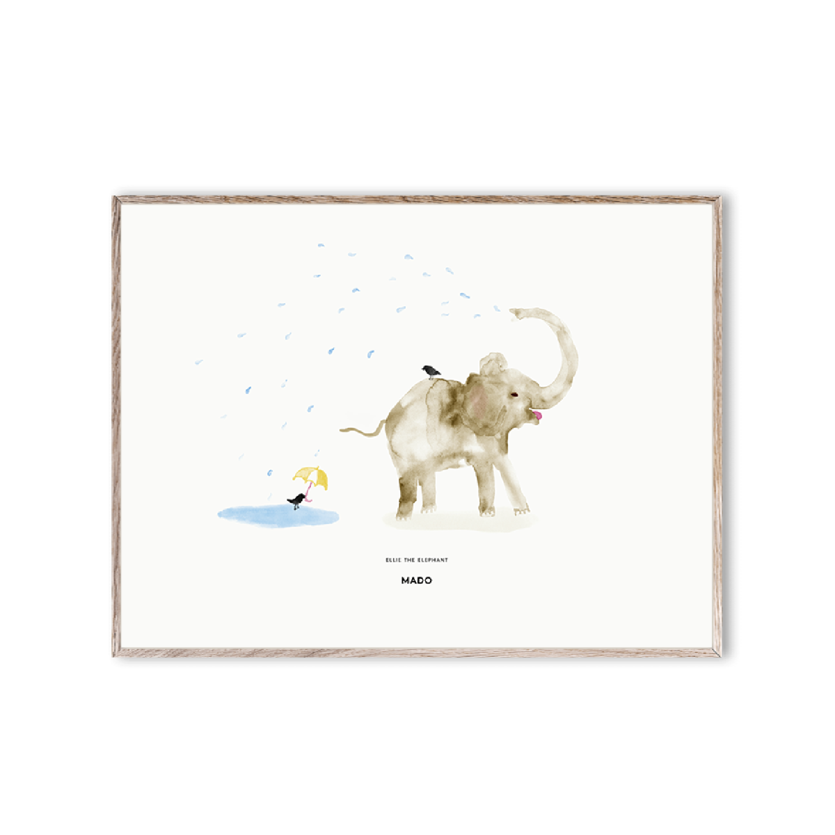 MADO Poster Ellie the Elephant 30x40 cm