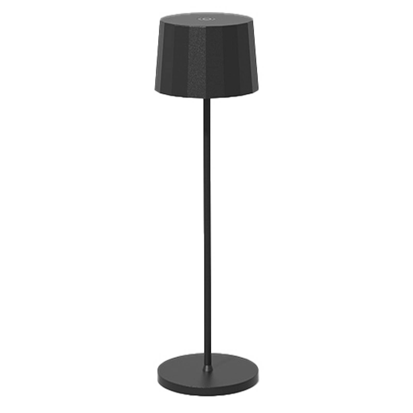 Egger Tosca LED-bordslampa med batteri, svart