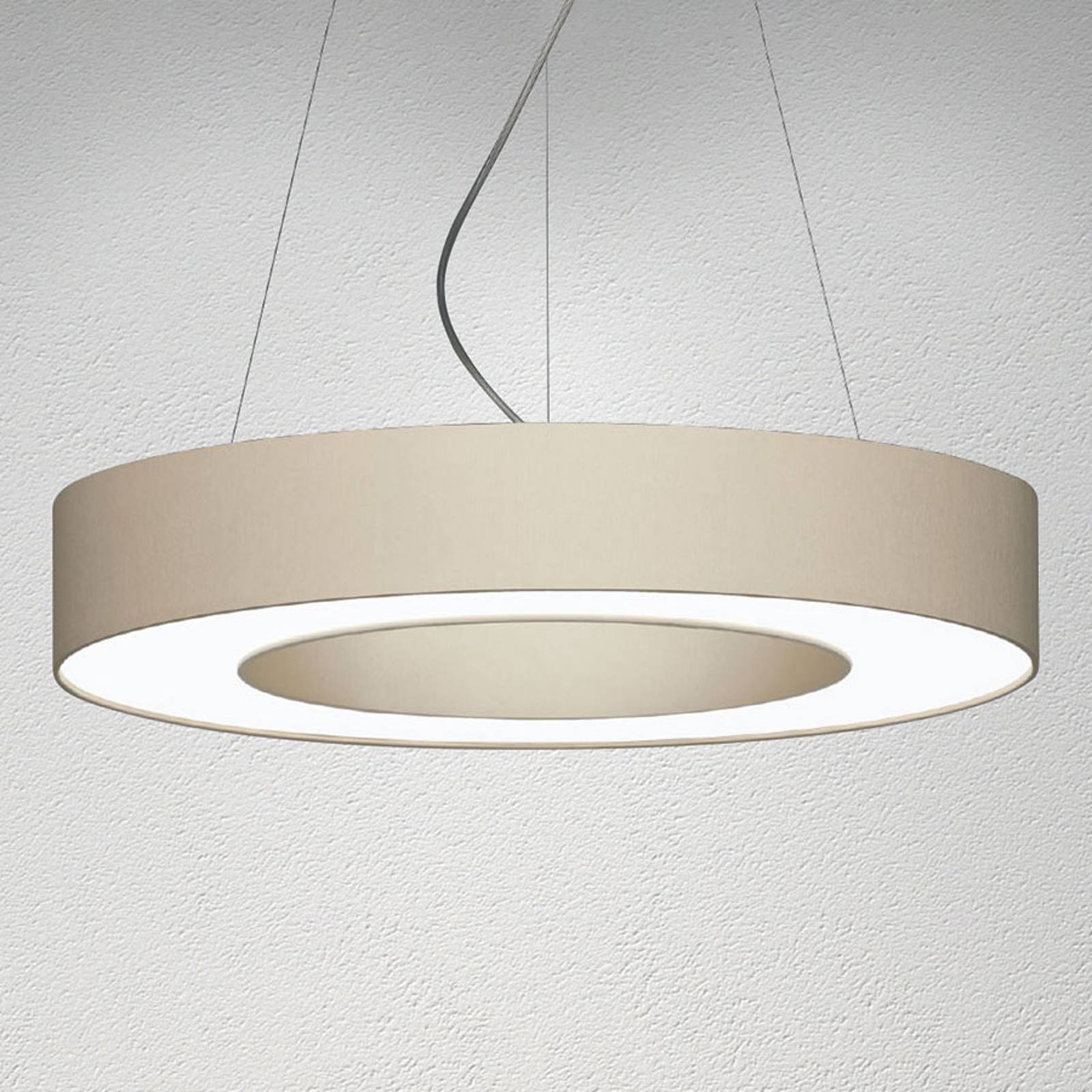 LED-pendellampa Donut dimbar 34 W melange