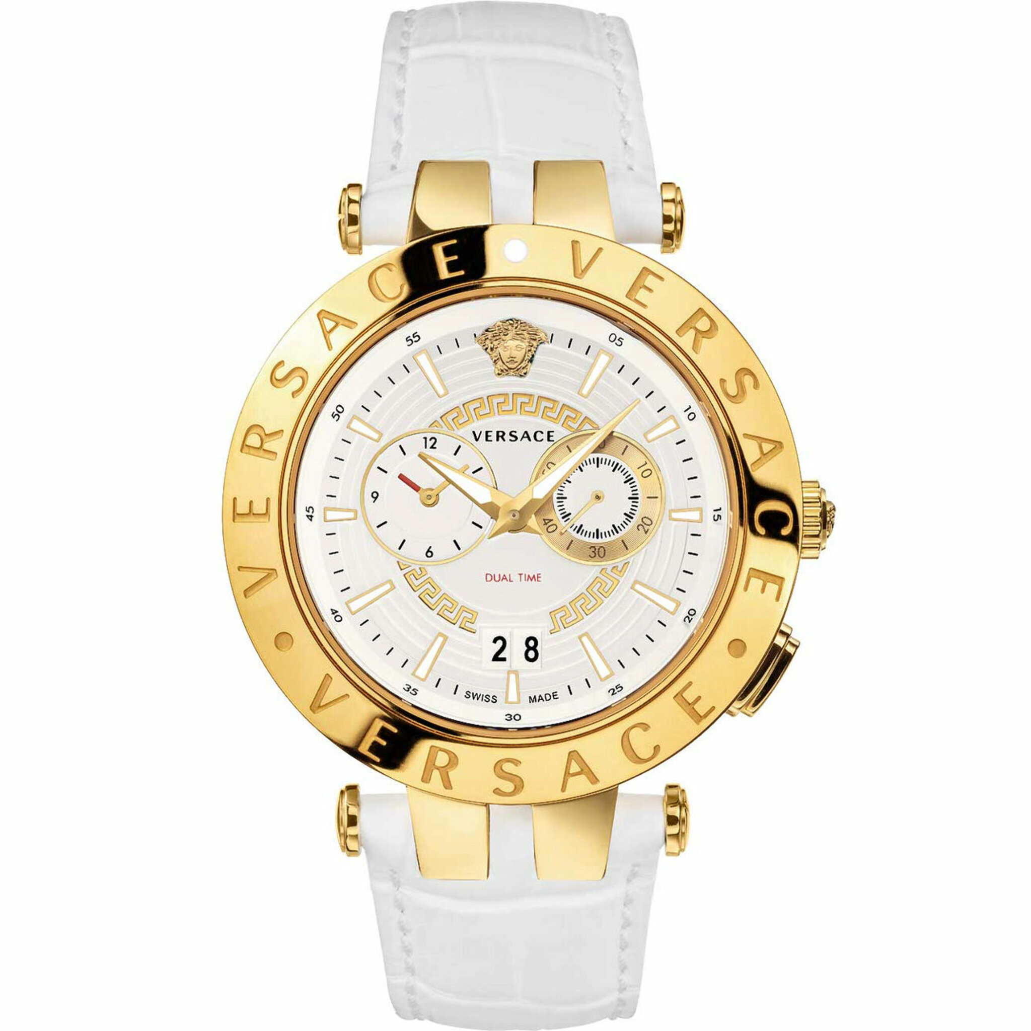 Vebv00319, Quartz, 46mm, 5atm, gold