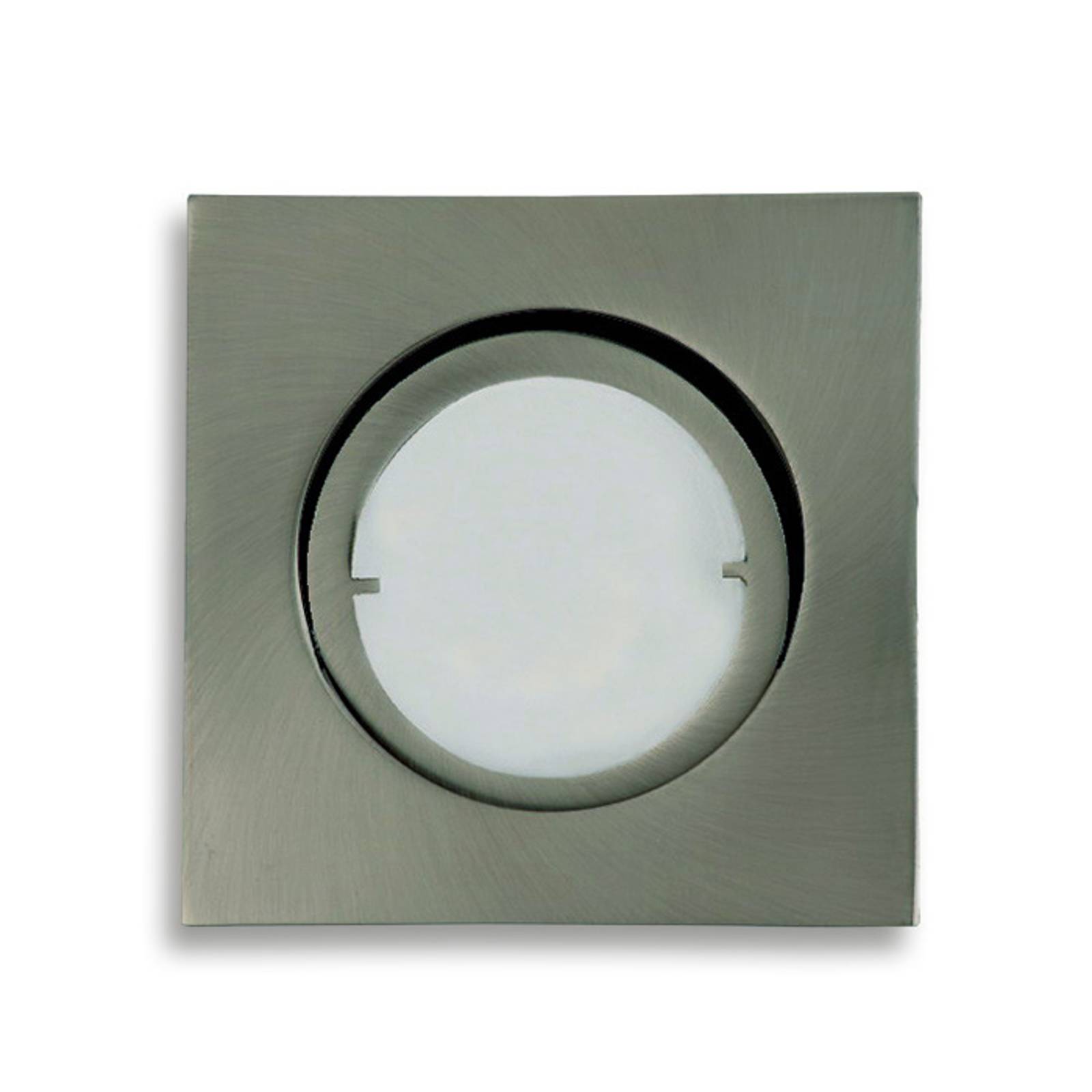 Borstad LED-inbyggnadslampa Joanie, järn