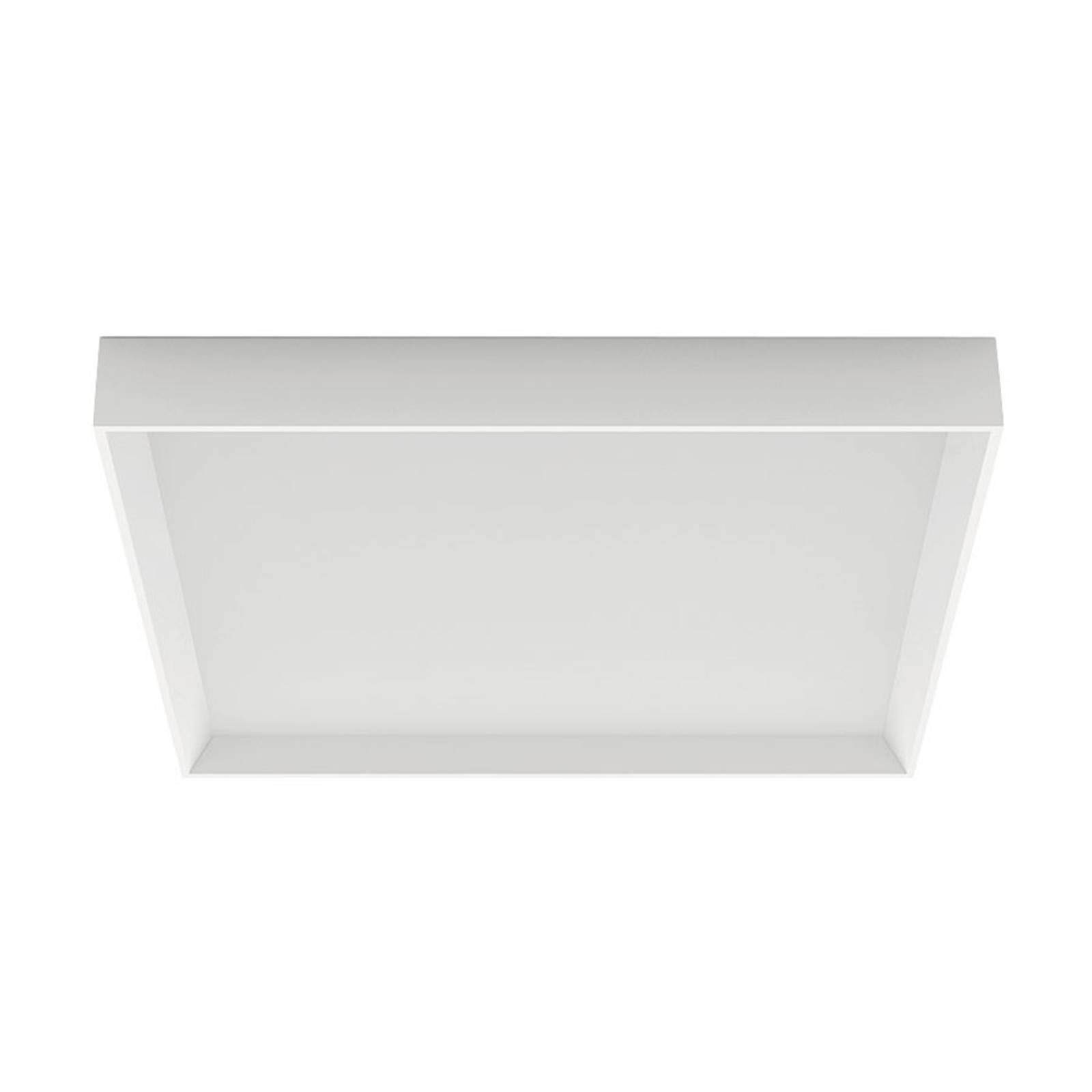 LED-taklampa Tara Q, kantig, 50 x 50 cm