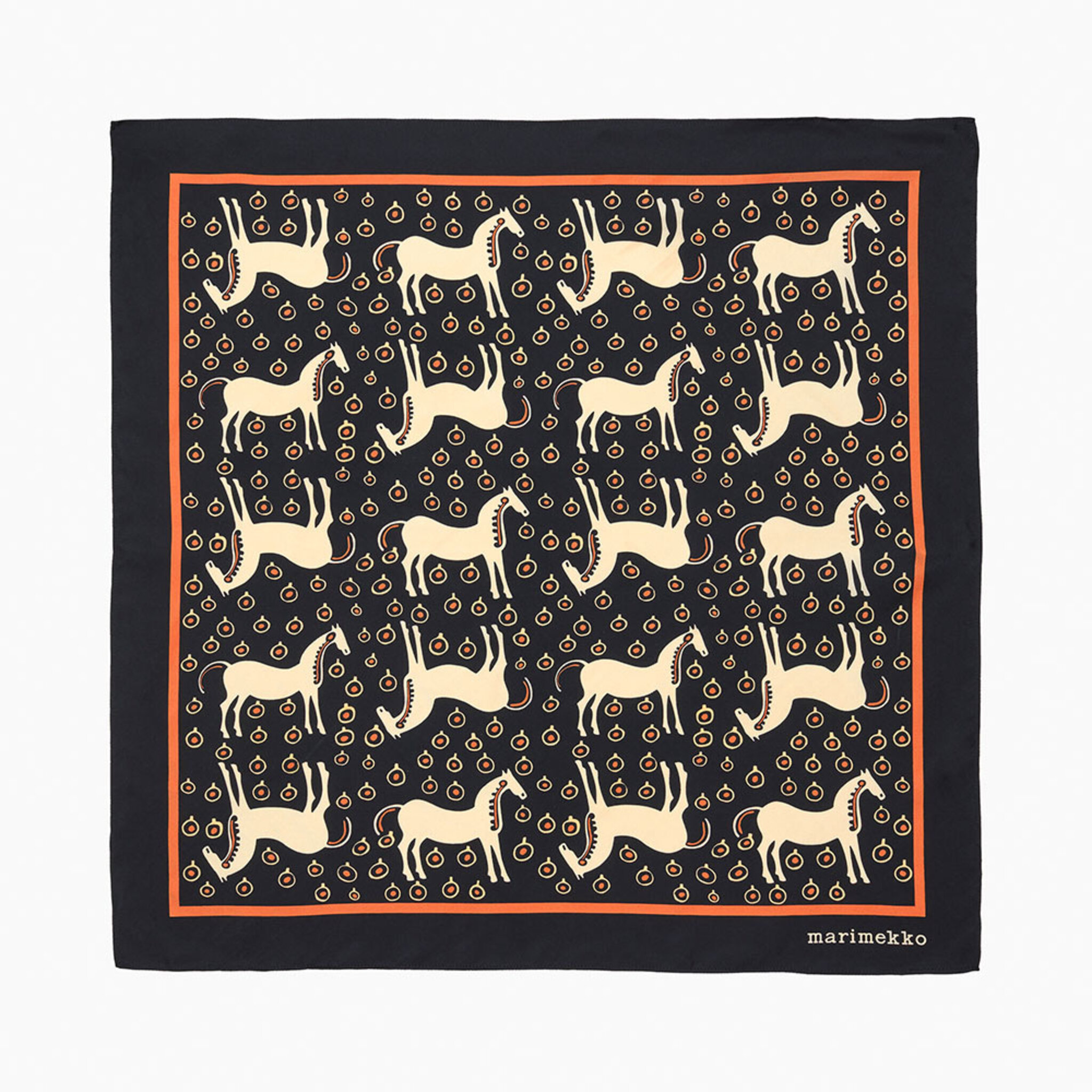 Josina Musta Tamma Scarves, ONE SIZE