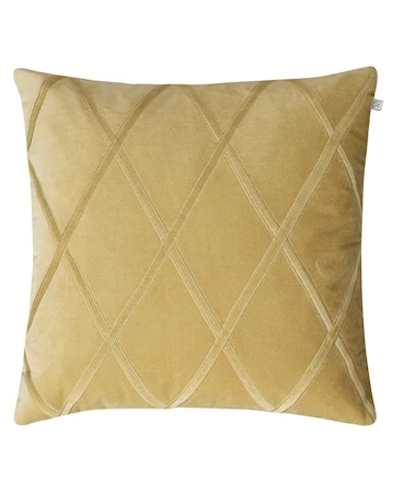 Orissa Kuddfodral Velvet Spicy Gul 50x50cm