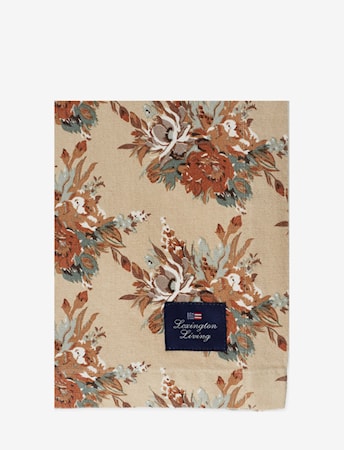 Duk Ljusbeige Mutli Flowers 150x250cm