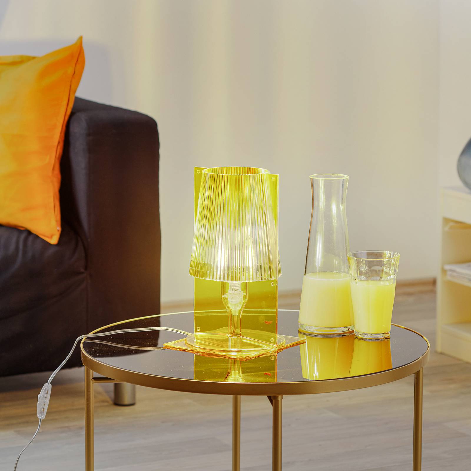Kartell Take bordslampa, gul