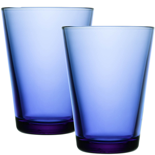 Iittala - Kartio Glas 40 cl 2-pack Ultramarinblå