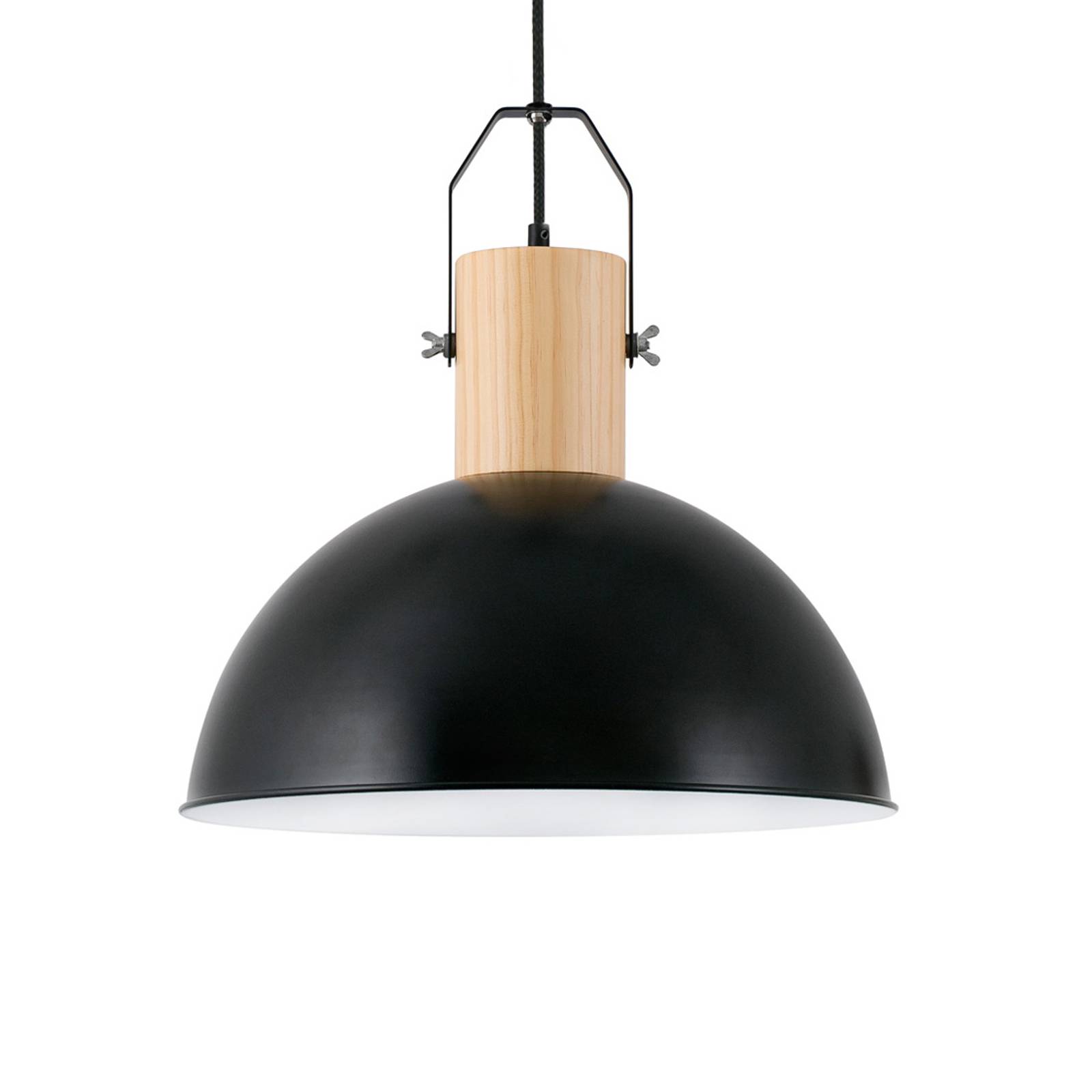 Metallhänglampa Margot, svart
